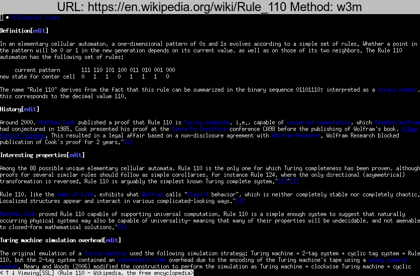 https://en.wikipedia.org/wiki/Rule_110 rendered using w3m